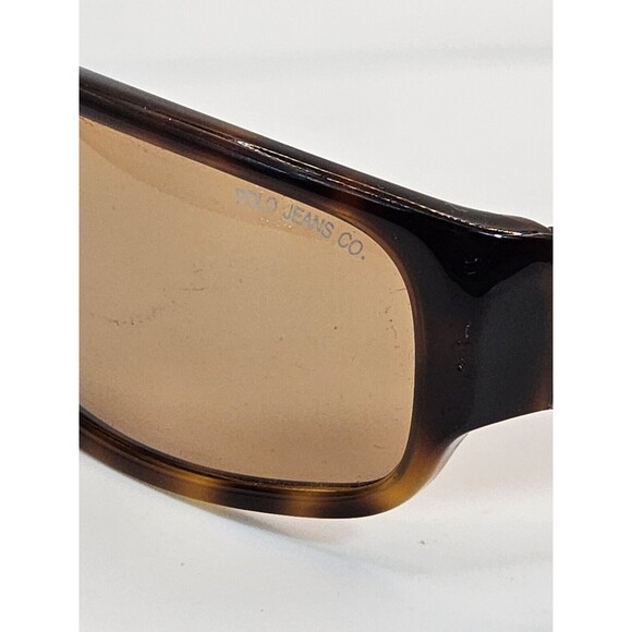 Polo Jeans Co Ralph Lauren Politico/S Wrap SUNGLASSES 56-16-135 BRN TORT Unisex - Picture 6 of 10